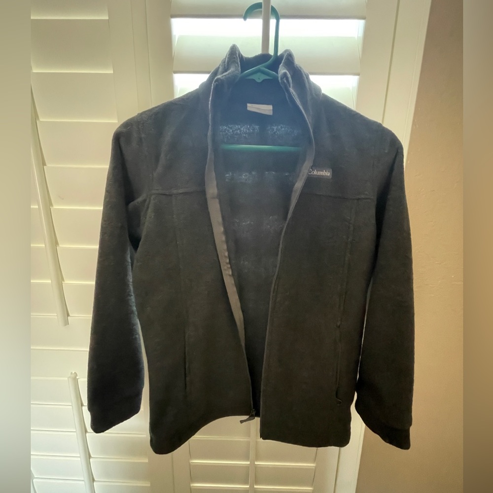 Boys Columbia Steens Mountain overlays fleece jacket, size M